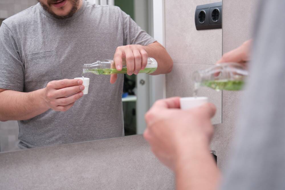 hiding alcohol in mouthwash bottle, hiding alcohol addiction from loved ones