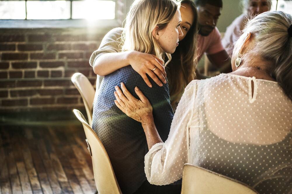 seeking support in addiction recovery, recovery support groups for substance abuse recovery, how hugging boosts mental health, the health benefits of hugging