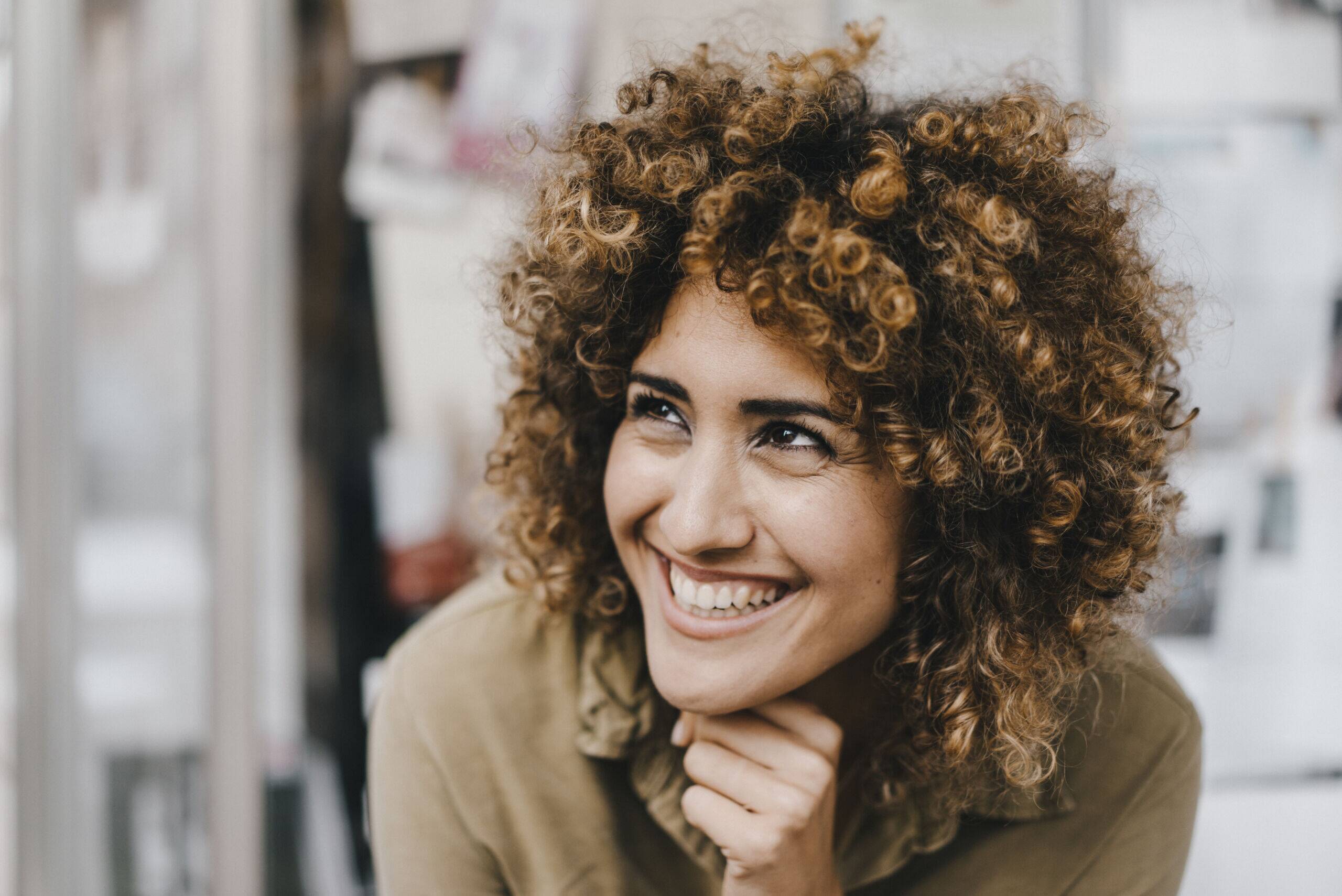 Happy and confident woman in recovery