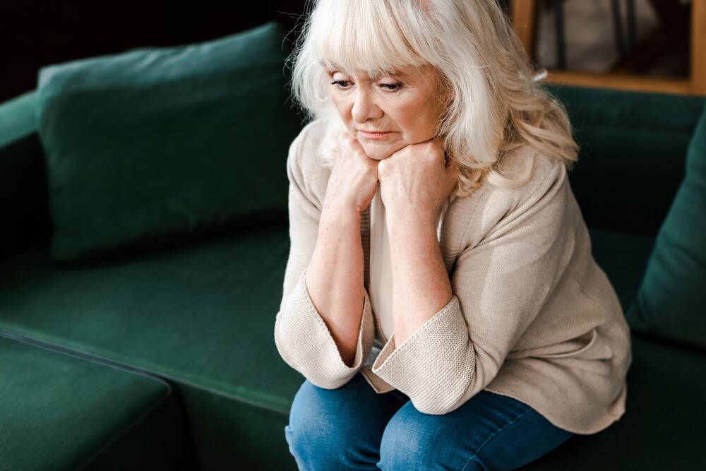 lonely woman with substance abuse issues, substance abuse in seniors, substance use in elderly individuals, drug and alcohol abuse in older adults